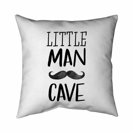 BEGIN HOME DECOR 26 x 26 in. Little Man Cave-Double Sided Print Indoor Pillow 5541-2626-QU18